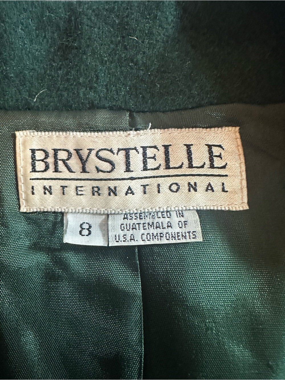 Green Double-Breasted Wool Blazer - Picture 2 of 6
